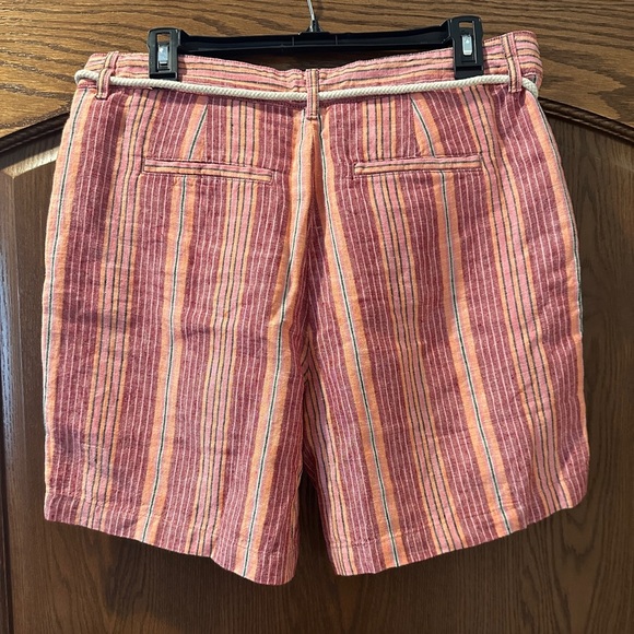 J. Jill Love Linen striped shorts - Picture 2 of 4